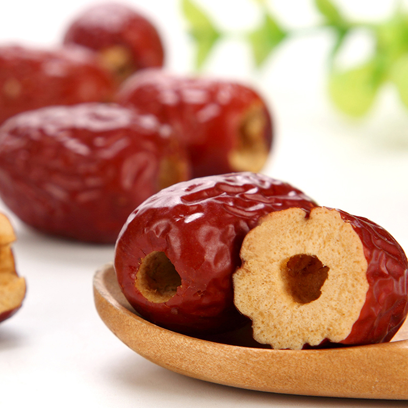 尚润去核红枣山西特产灰枣免洗即食煲汤奶枣零食无核红枣孕妇小枣 - 图1