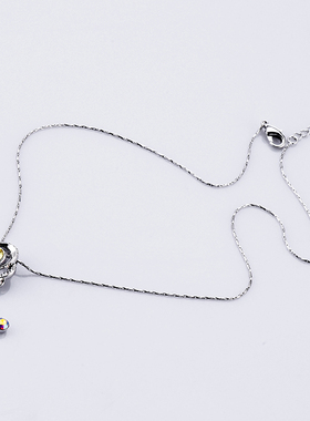 伊泰莲娜合金仿水晶蝴蝶女项链