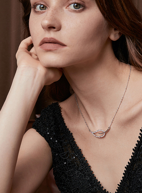 伊泰莲娜项链女ins冷淡风仿水晶