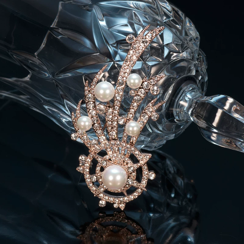 伊泰莲娜 Fashionable brooch, retro accessory lapel pin