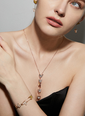 伊泰莲娜女合金粉贝气质百搭手链