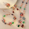 Italina Alloy Crystal Flower Girl Set
