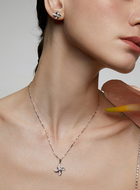 伊泰莲娜项链女925银吊坠