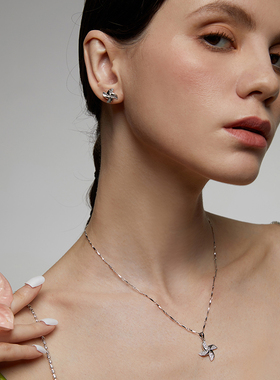 伊泰莲娜风车S925银女不易过敏