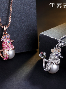 【礼盒包装】伊泰莲娜小鸡项链锁骨链 生肖鸡 个性设计俏皮配饰潮