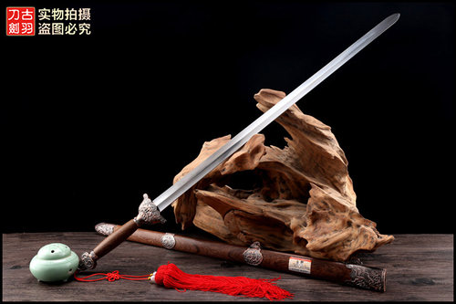 龙泉古羽宝剑 龙王太极软剑男女不锈钢晨练半硬武术太极剑 未开刃 - 图2