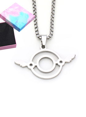 蔚蓝档案光环阿慈谷日步美项链吊坠手链不锈钢二次元游戏周边配饰