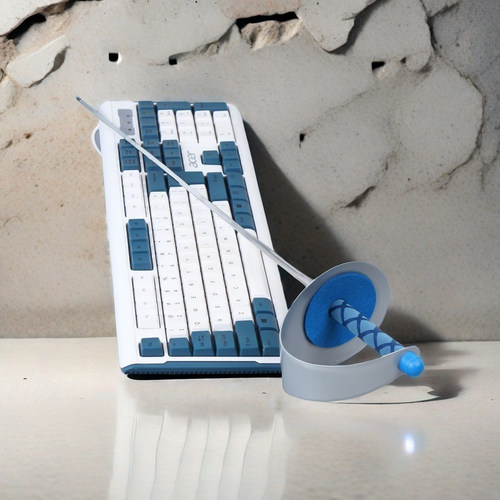 击剑剑 训练剑幼儿儿童成人花剑佩剑重剑迷你剑58cm击剑器材 - 图3