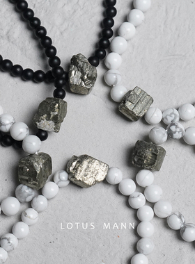 哑光玛瑙串珠黄铁矿欧美