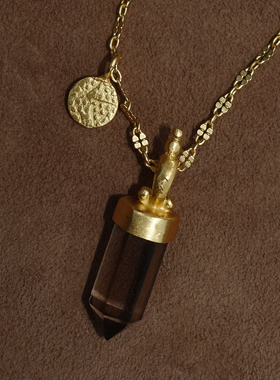 Talisman致胜法宝.7色水晶佑护.好运项链高品质工匠系列22K镀金