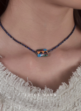 拼贴吊坠项链路塔斯曼