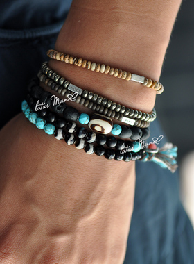 路塔斯曼黑檀木绿松石玛瑙