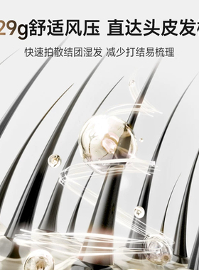 RUAFEE岚斐高速吹风机家用120亿等离子护发风力恒温强力速干cf05