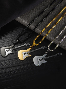 榕易记男女通用不锈钢音乐吊坠