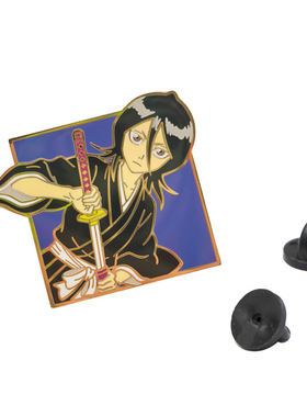 死神朽木露琪亚金属徽章胸针pins