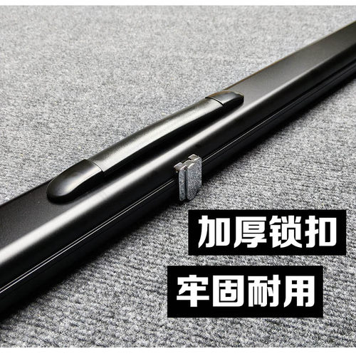 铝合金台球杆盒双槽三槽小头杆斯诺克一体通杆盒3/4分体球杆包 - 图1