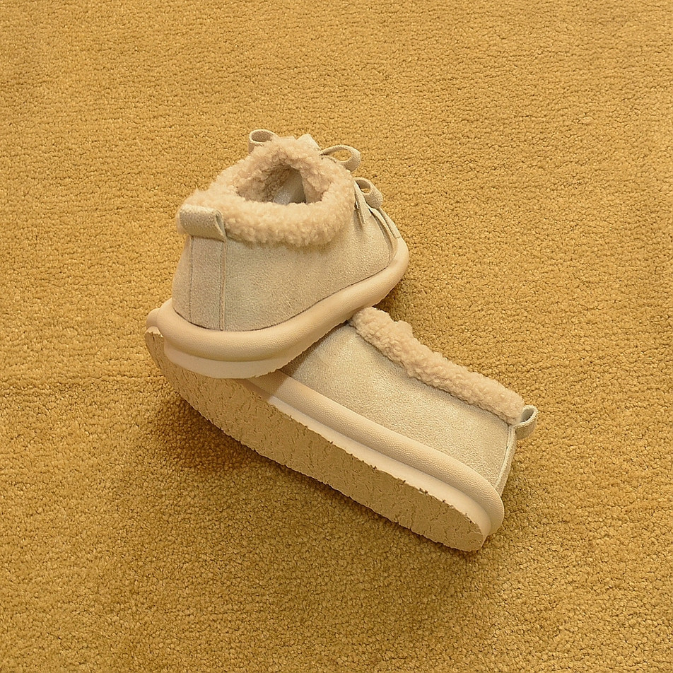 包邮2025新款外贸秋冬羊羔毛平底单鞋豆豆鞋懒人鞋一脚蹬棉鞋女鞋,淘宝优惠券,粉丝福利购,淘宝优惠卷