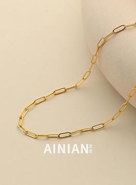 14K包金欧美风经典项链高级叠搭