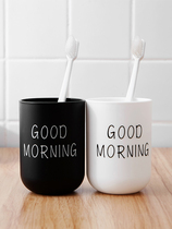 2022 new creative couple cups Nordic minimalist toothbrushing cup Home lovers gargling cup washing cup tooth cylinder cup