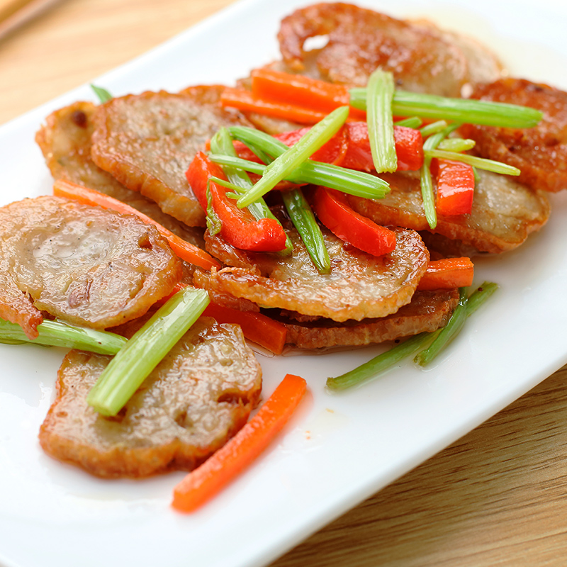 潮汕正宗手工广章卷章腐竹皮猪肉饼1000g潮州汕头惠来特产包邮_虎窝淘