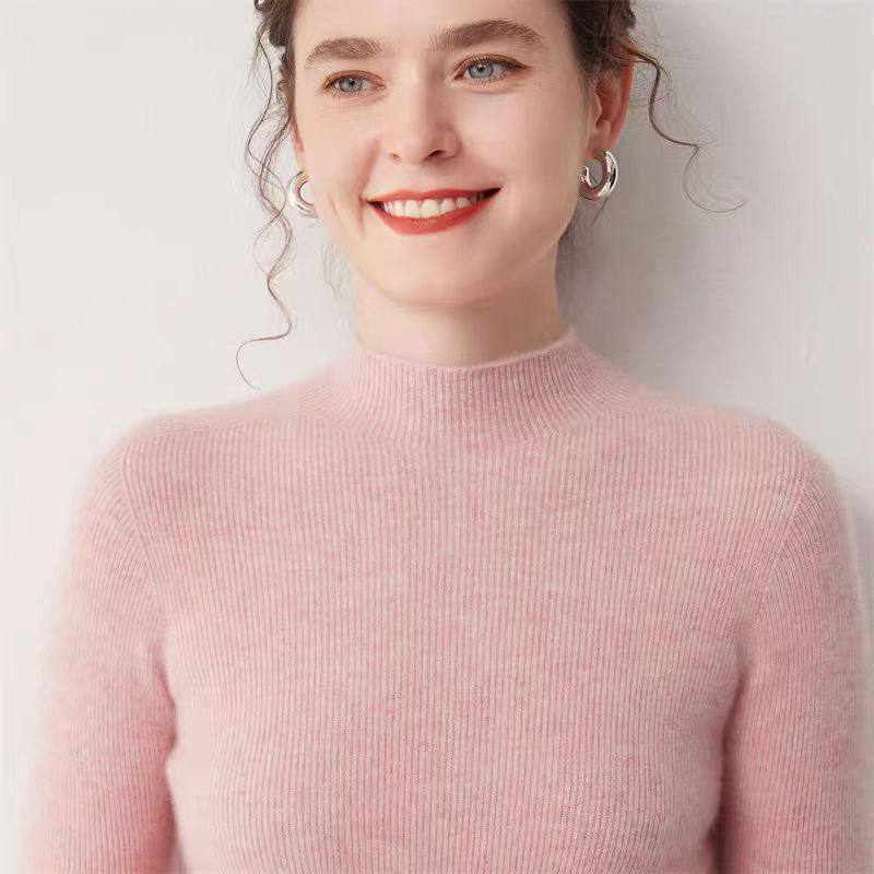 羊绒衫女一线成衣修身2025秋冬无缝高领毛衣内搭可外穿羊毛打底衫,淘宝优惠券,粉丝福利购,淘宝优惠卷