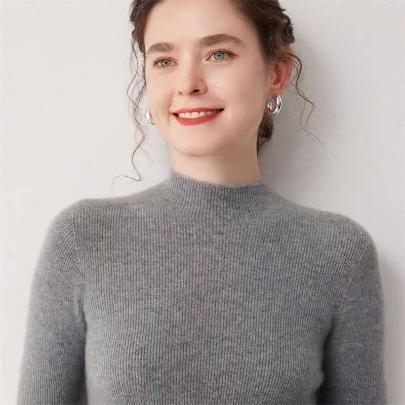 羊绒衫女一线成衣修身2025秋冬无缝高领毛衣内搭可外穿羊毛打底衫,淘宝优惠券,粉丝福利购,淘宝优惠卷
