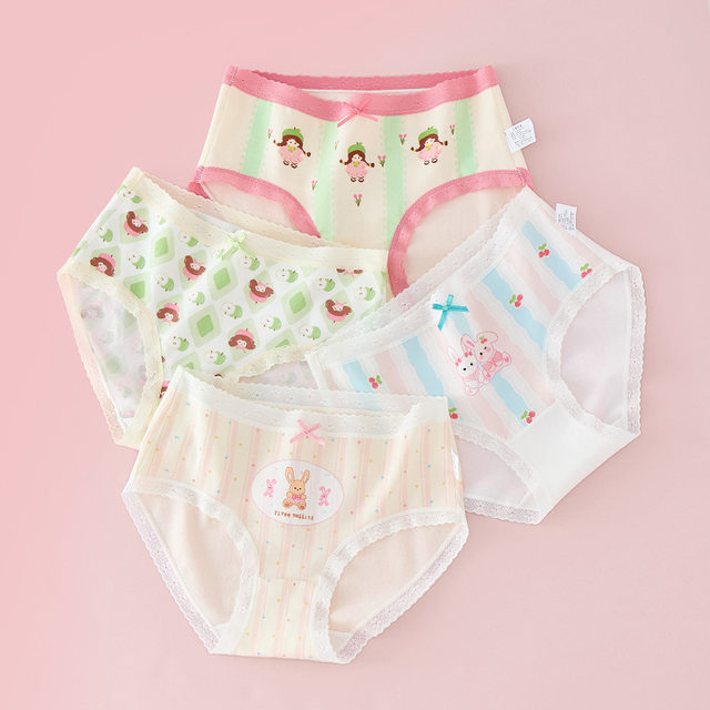 4 pack girls girls briefs triangle girls panties