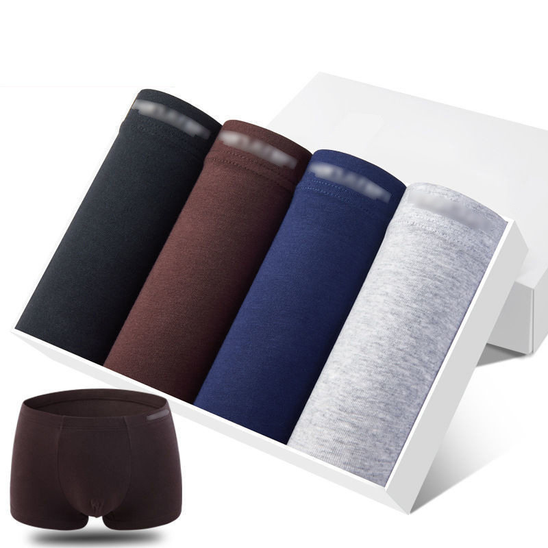 男生品牌内裤平角纯棉男士初高中学生男款大码四角裤衩平脚短裤头,淘宝优惠券,粉丝福利购,淘宝优惠卷