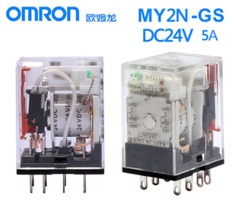 原装带灯新款上市欧姆龙OMRON中间继电器MY2NGSMY4NGS小型继电器 - 图2