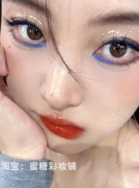 麻麻咪呀！克莱因蓝美到窒息！蓝色彩色秋冬深蓝眼线笔顺滑不晕染