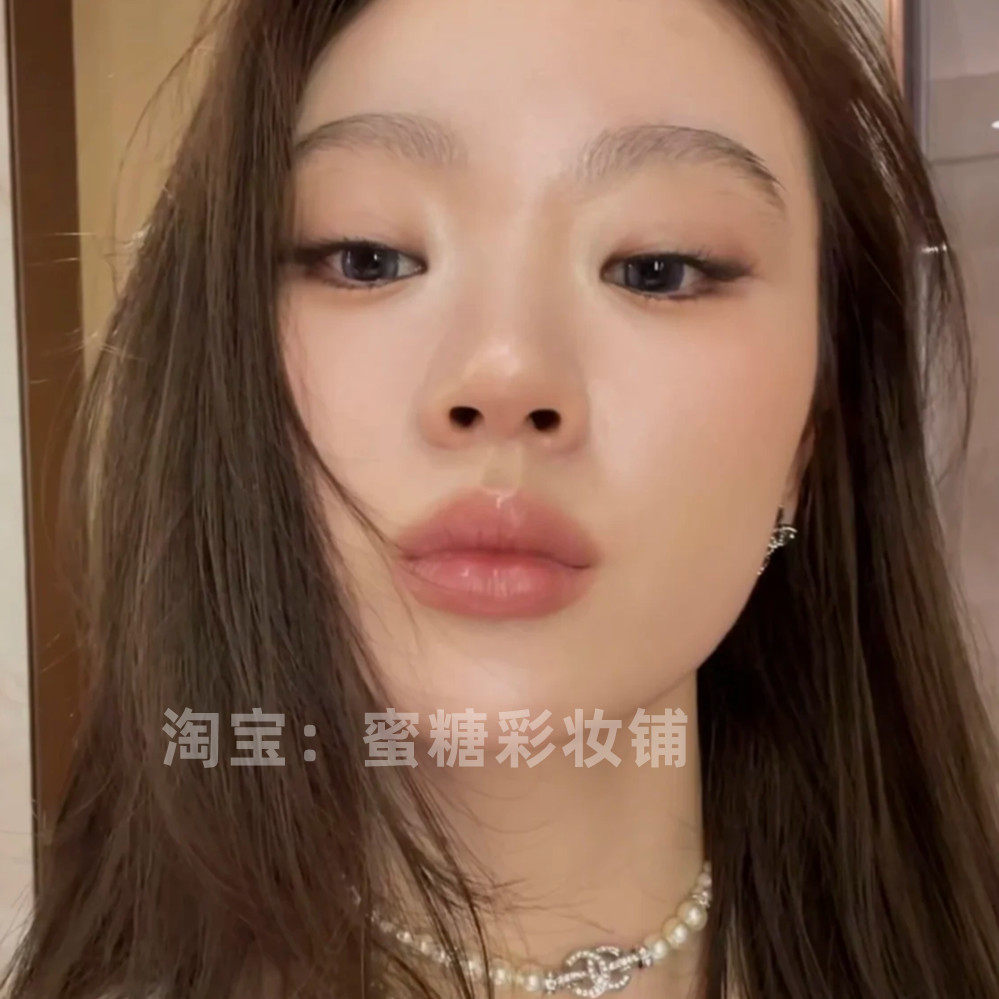 Jaden我懂美高clean girl了 超干净纯洁裸奶茶色透明感唇蜜唇釉女 - 图2