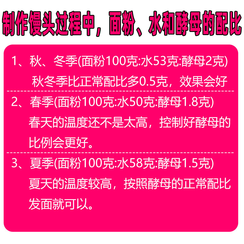 安琪酵母粉500g金装耐高糖高活性干孝母粉烘焙面包馒头包子发酵粉-图2