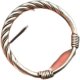 Miscellaneous Miao Silver Twist Wire Bracelet Antique Bronze