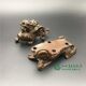 Retro Style Pair of Blessing Unicorns and Miscellaneous Bronze Pixiu