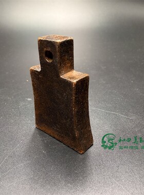 仿古包浆做旧紫铜色实心合金印章铭文篆字印刻家居工艺挂饰摆件