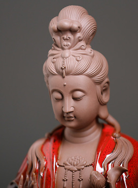 陶瓷禅意风招财供奉菩萨观音佛像