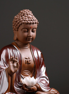 陶瓷大日如来镇宅玄关摆设佛像