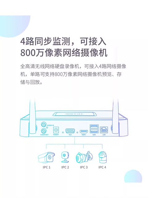 TP-LINK network hard disk wireless video recorder