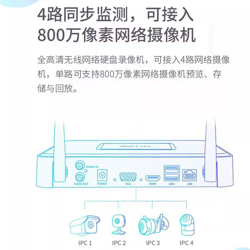TP-LINK network hard disk wireless video recorder