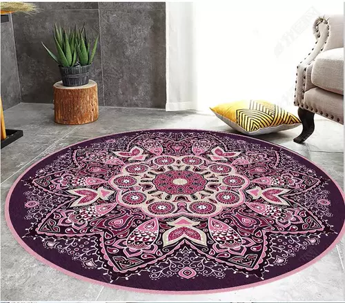 Американский ретро -этнический стиль Boomi Sub -Ground Carpet Home Living Room спальня для спальни кровати для ног перевод стул подвесная корзина