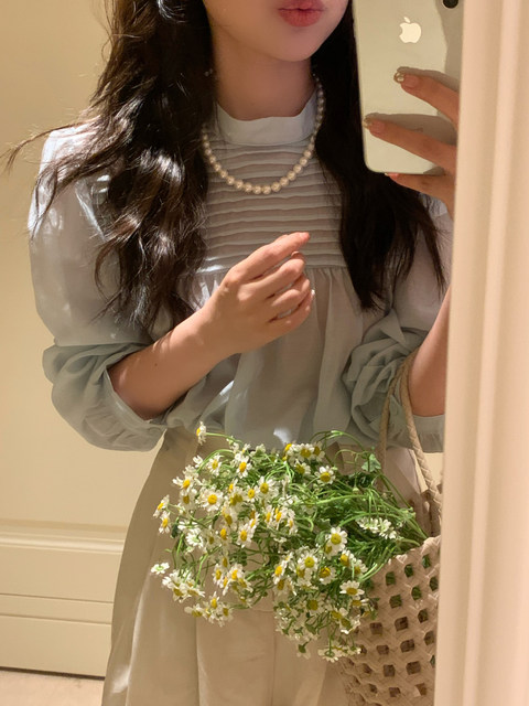 One-piece treasure pearl necklace