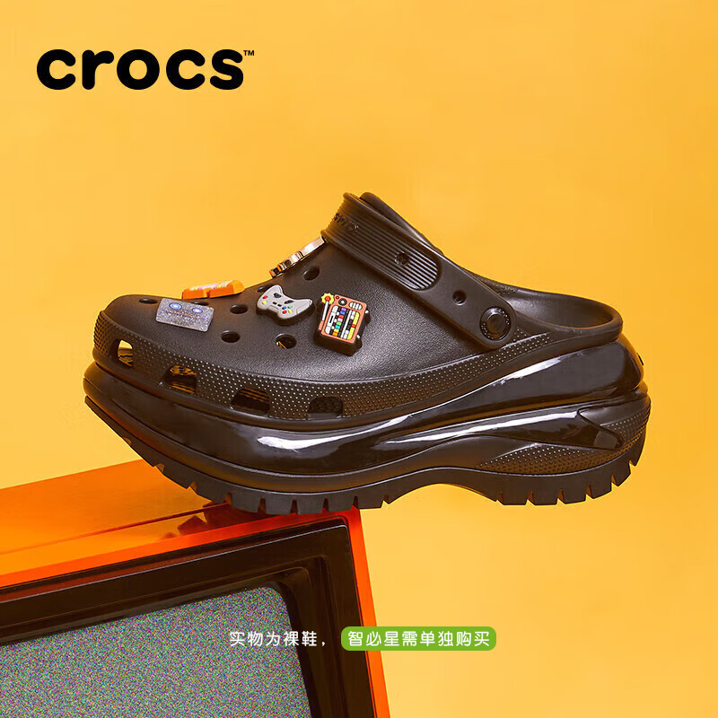 Crocs卡骆驰经典光轮洞洞鞋厚底鞋女鞋|207988