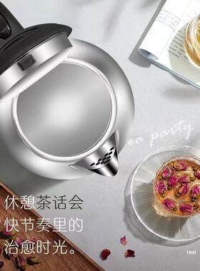 跨境电热水壶不锈钢煮水壶110V