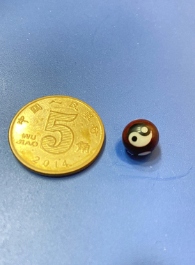 太极圆珠饰品阴阳鱼配饰三通佛头