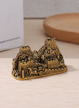 创意黄铜北京八达岭长城摆件