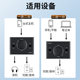 3.5音频切换器二进一出2RCA音频信号一分二音量调节直播一键静音