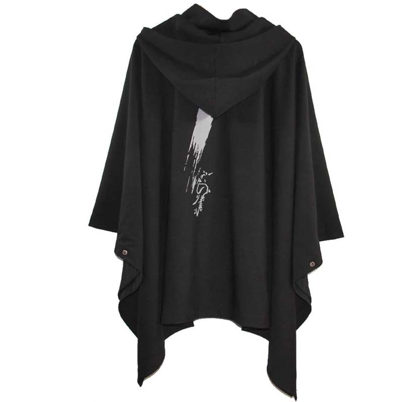 斗篷男士披风蝙蝠衫外套带帽卫衣开衫披肩潮牌
