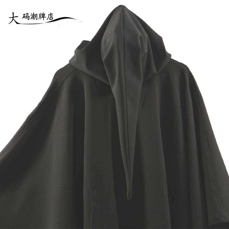 斗篷男个性外套蝙蝠衫披风嘻哈连帽卫衣中长款风衣原宿风潮牌开衫,淘宝优惠券,粉丝福利购,淘宝优惠卷