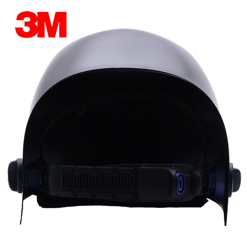 3M100V焊接面罩自动变光防护面具焊工焊帽氩弧焊面屏焊烧头盔 - 图1