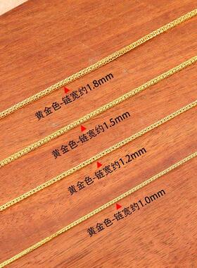 S925纯银肖邦项链女吊坠银配链锁骨项链延长链毛衣链长款镀金项链